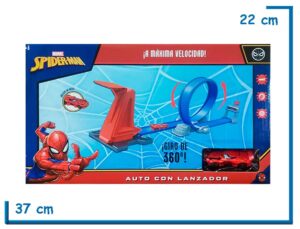 SPIDER-MAN AUTO CON LANZADOR GIRO 360