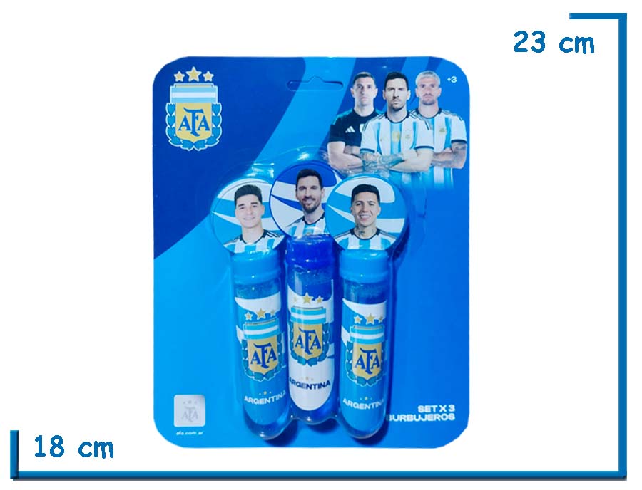 SELECCION ARGENTINA SET X3 BURBUJEROS