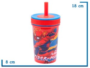 SPIDER-MAN VASO 420 ML LEAK PROOF
