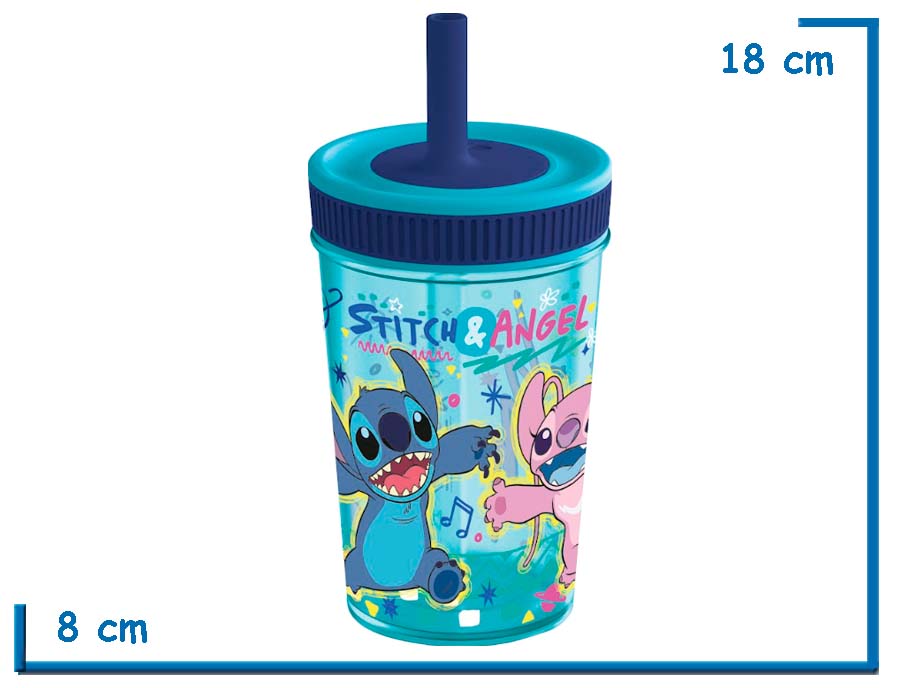 STITCH VASO 420 ML LEAK PROOF