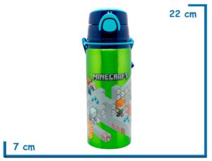 MINECRAFT BOTELLA 730 ML ALUMINIUM POP-UP