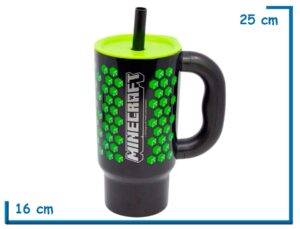 MINECRAFT MUG TERMICO 1185 ML VACUUM INSULATED STAINLESS STEEL