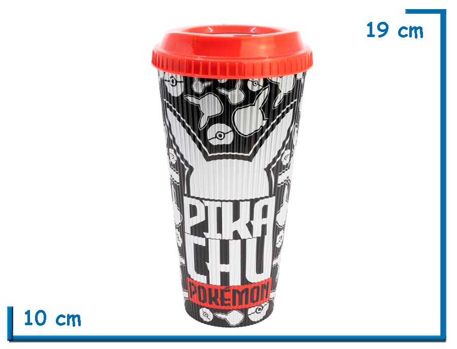 POKEMON VASO CAFE 790 ML GROOVED PP