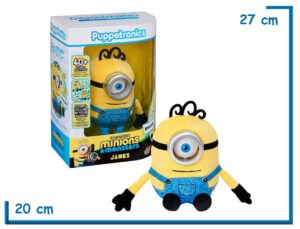 WOW PUPPETRONICS PALM JAMES MINIONS & MONSTERS FIGURA INTERACTIVA