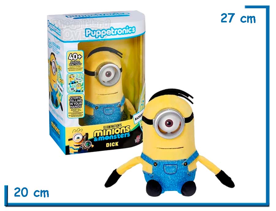 WOW PUPPETRONICS PALM DICK MINIONS & MONSTERS FIGURA INTERACTIVA