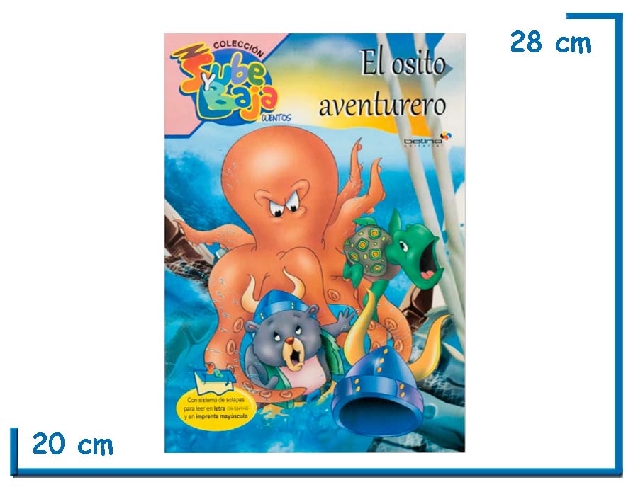 L.EL OSITO AVENTURERO COL.SUBE Y BAJA CUENTOS