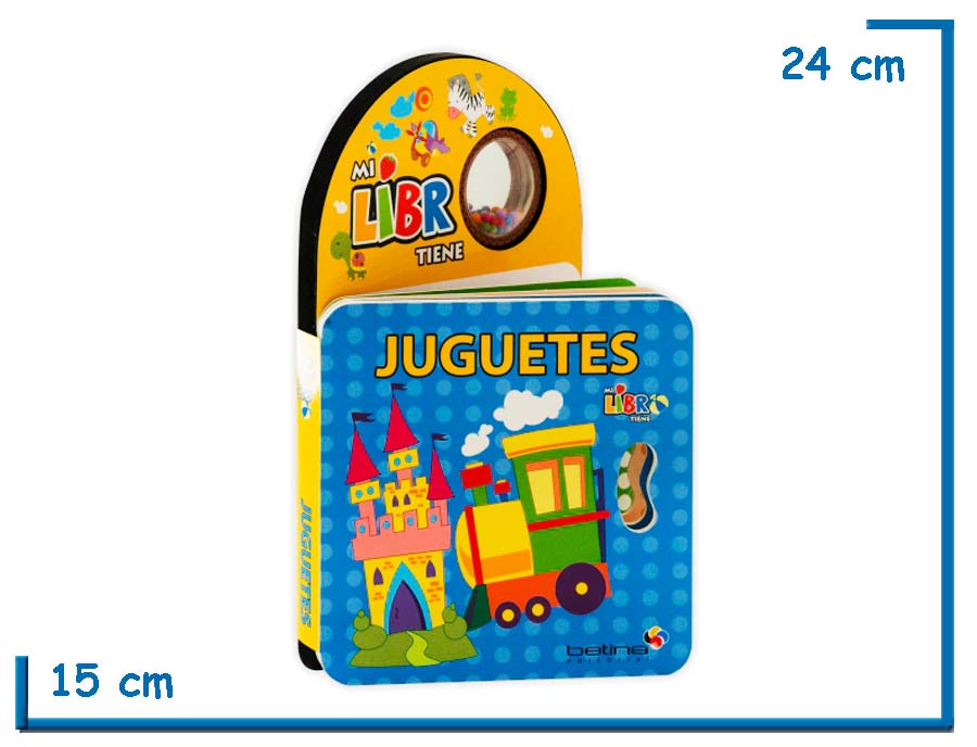 L.JUGUETES COL.MI LIBRO TIENE CON SONAJERO