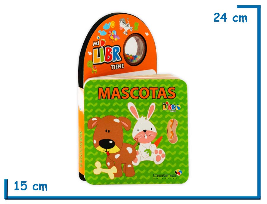 L.MASCOTAS COL.MI LIBRO TIENE CON SONAJERO