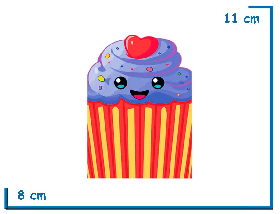 L.EL CUPCAKE SABROSO COL.CUENTOS KAWAII