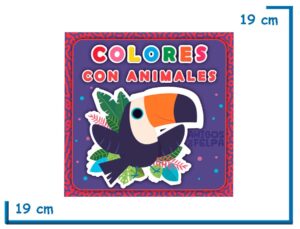 L.COLORES CON ANIMALES COL.AMIGOS DE FELPA CON TEXTURA