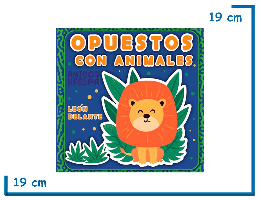 L.OPUESTOS CON ANIMALES COL.AMIGOS DE FELPA CON TEXTURA