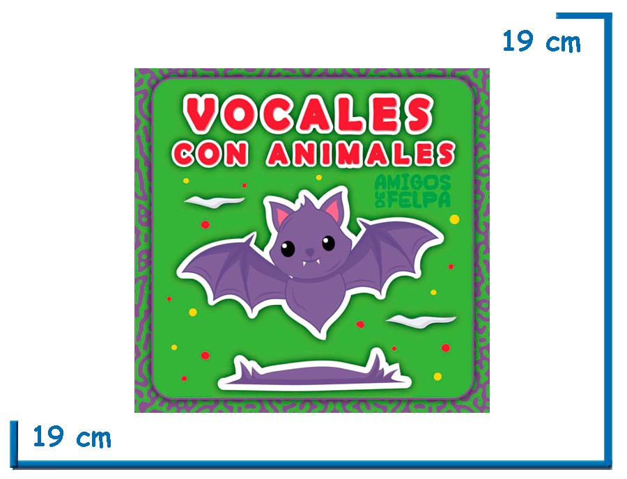 L.VOCALES CON ANIMALES COL.AMIGOS DE FELPA CON TEXTURA