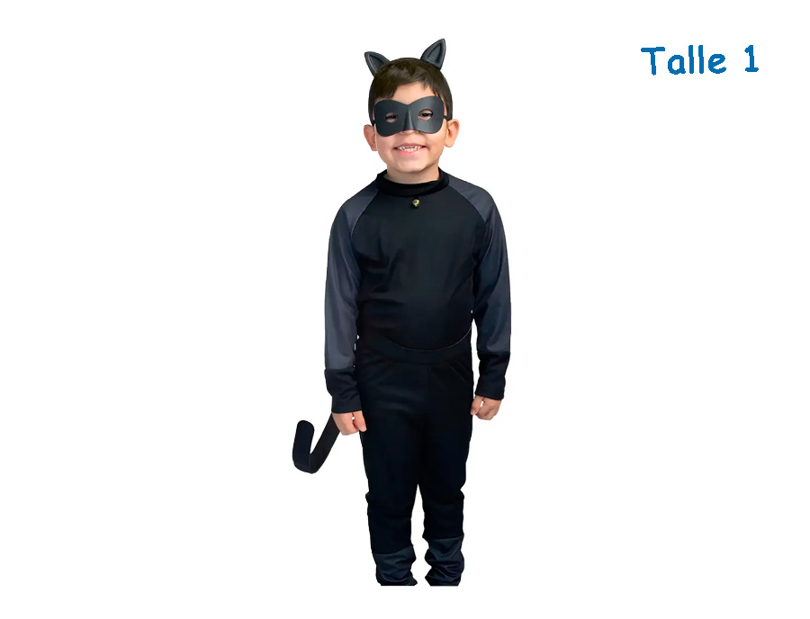 DISFRAZ T.1 CAT NOIR MIRACULOUS