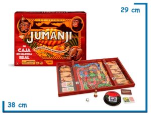 CARDINAL JUMANJI EN CAJA DE MADERA REAL
