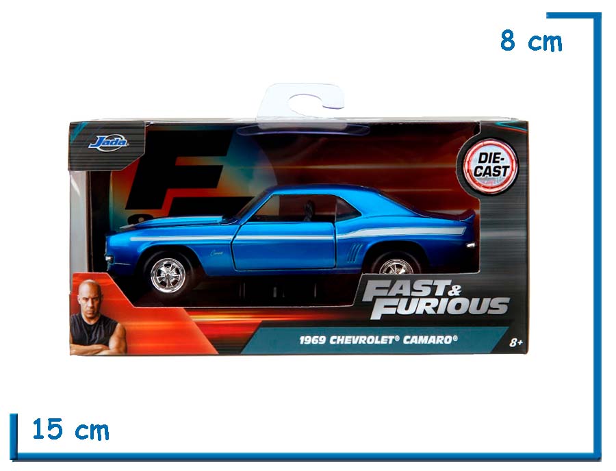 JADA 1969 CHEVROLET CAMARO DIE CAST FAST & FURIOUS 1.32