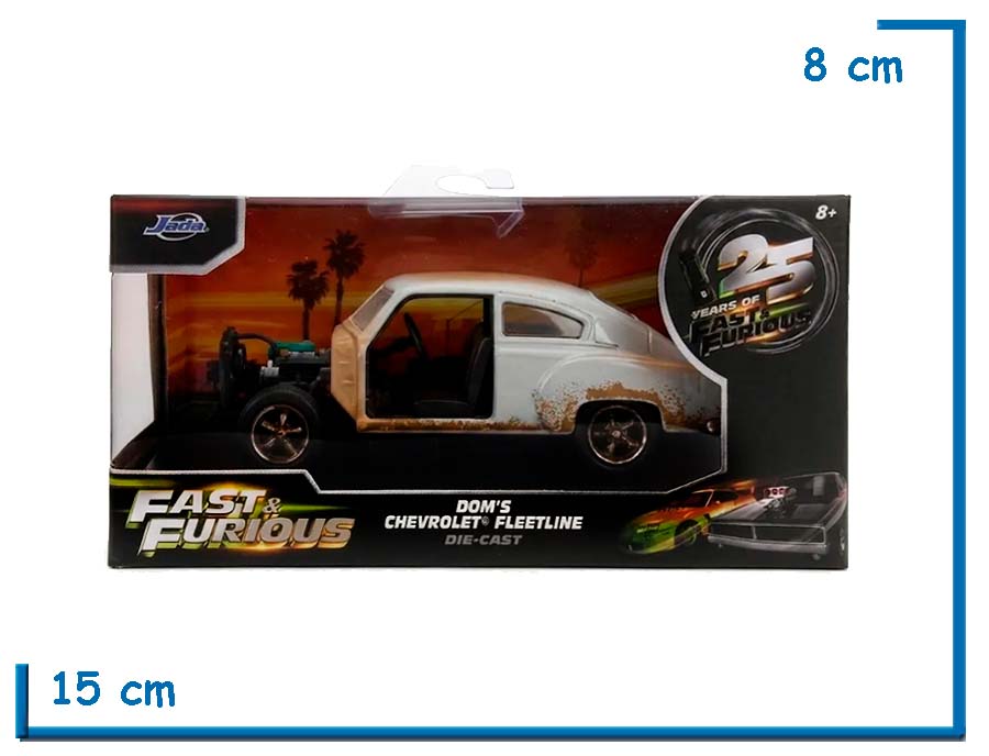 JADA DOMS CHEVROLET FLEETLINE DIE CAST 25 YEARS OF FAST & FURIOUS 1.32