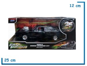 JADA DOMS DODGE CHARGER RT DIE CAST 25 YEARS OF FAST & FURIOUS 1.24