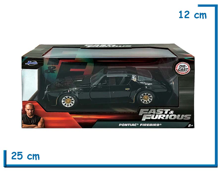 JADA PONTIAC FIREBIRD DIE CAST FAST & FURIOUS 1.24