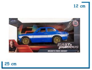 JADA BRIANS FORD ESCORT DIE CAST FAST & FURIOUS 1.24