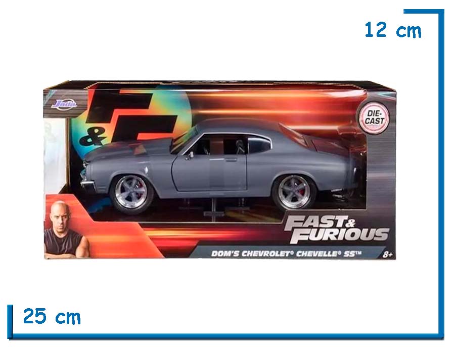 JADA DOMS CHEVROLET CHEVELLE SS DIE CAST FAST & FURIOUS 1.24