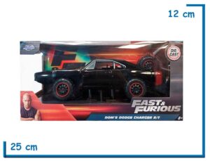 JADA DOMS DODGE CHARGER RT DIE CAST FAST & FURIOUS 1.24