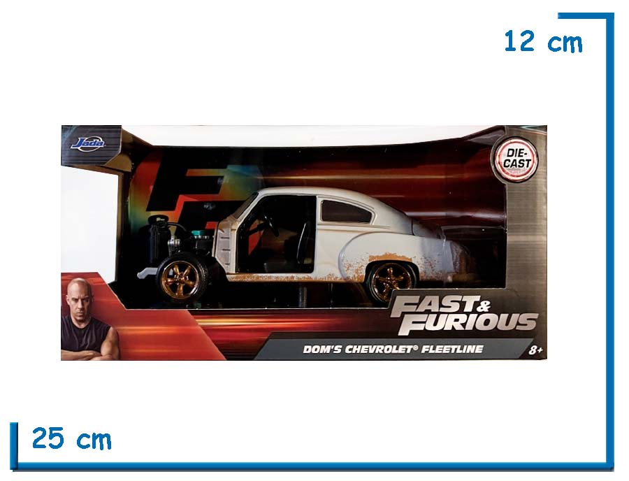 JADA DOMS CHEVROLET FLEETLINE DIE CAST FAST & FURIOUS 1.24