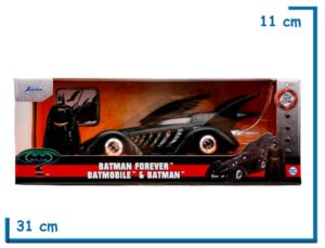 JADA BATMOBILE & BATMAN BATMAN FOREVER DIE CAST BATMAN 1.24