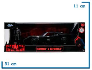 JADA BATMAN & BATMOBILE THE BATMAN DIE CAST BATMAN 1.24