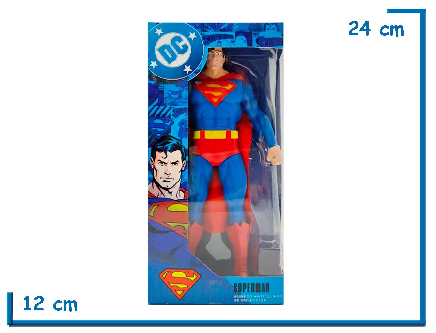 CARNIVAL TOYS SUPERMAN DC FIGURA SEMI ARTICULADA 23CM
