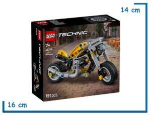 LEGO TECHNIC YELLOW MOTORCYCLE