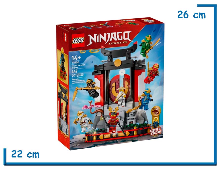 LEGO NINJAGO LEGACY NINJA CHARACTER DISPLAY