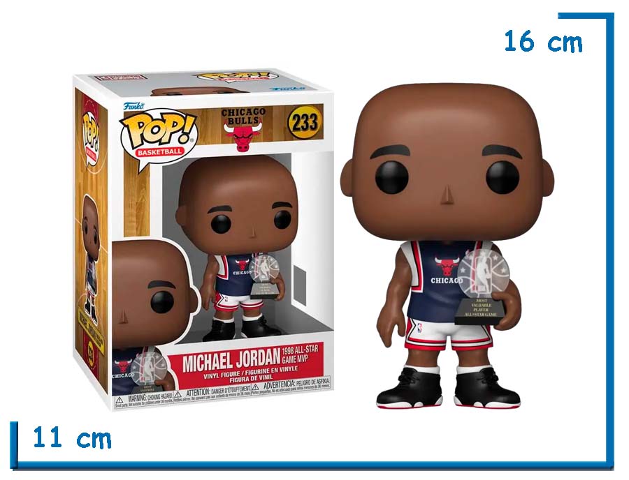 FUNKO POP MICHAEL JORDAN 1998 ALL-STAR GAME MVP