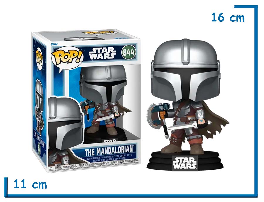 FUNKO POP THE MANDALORIAN (SWORD & AXE) STAR WARS