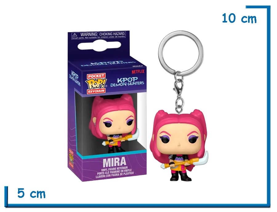 FUNKO POP LLAVERO MIRA K-POP DEMON HUNTERS