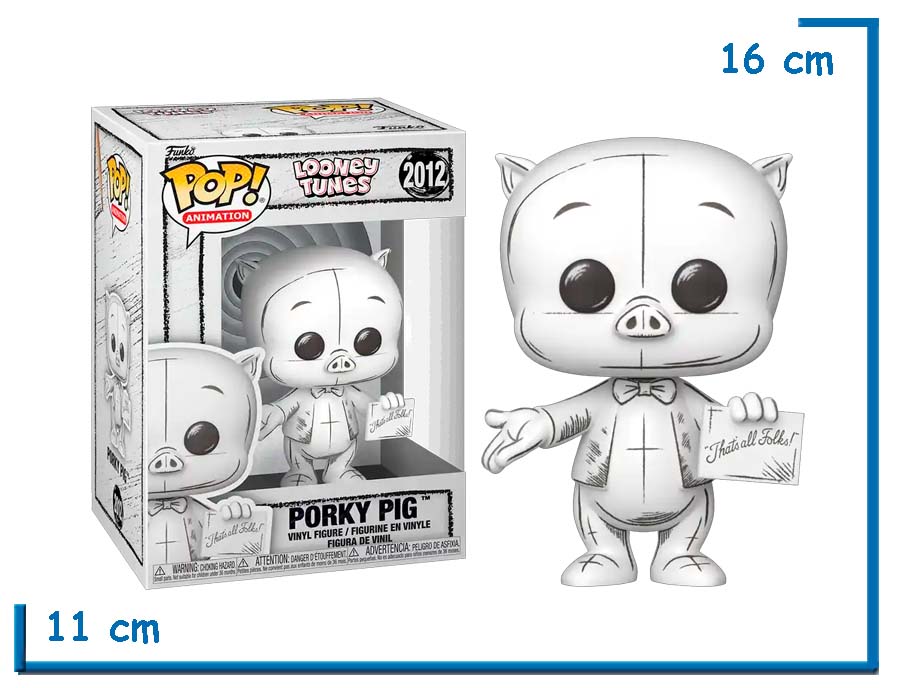 FUNKO POP PORKY PIG (SKETCH) LOONEY TUNES