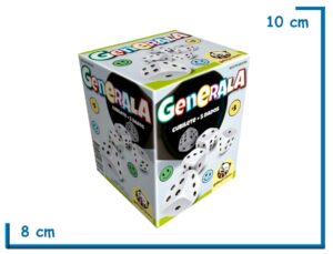 GENERALA CUBILETE Y 5 DADOS EN CAJA