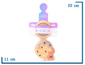 SKORA BEAUTY CEPILLO PIEL HELADO PLEGABLE CON ESPEJO