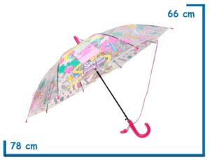 SKORA PARAGUAS POE CANDY LAND ROSA
