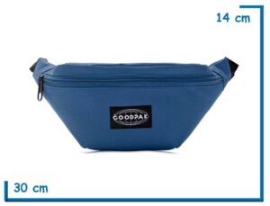 GOODPAK RIÑONERA AZUL 30X14
