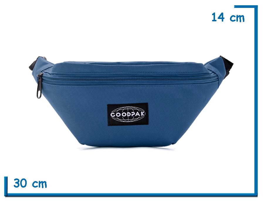 GOODPAK RIÑONERA AZUL 30X14