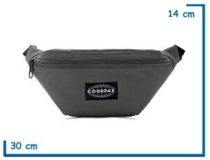 GOODPAK RIÑONERA GRIS 30X14