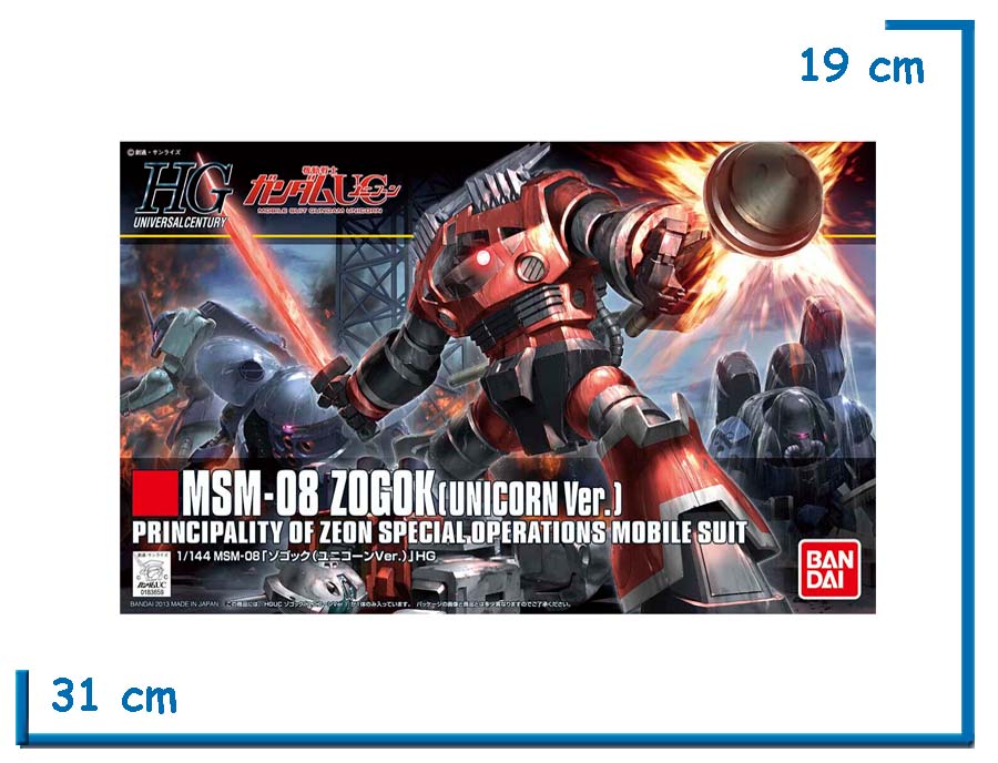 BANDAI MSM-08 ZOGOK (UNICORN VER.) GUNDAM MODEL KIT 1.144