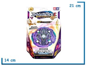 BATTLEBLADE BURST OF BATTLE GT DEMON PURPURA TROMPO CON LANZADOR