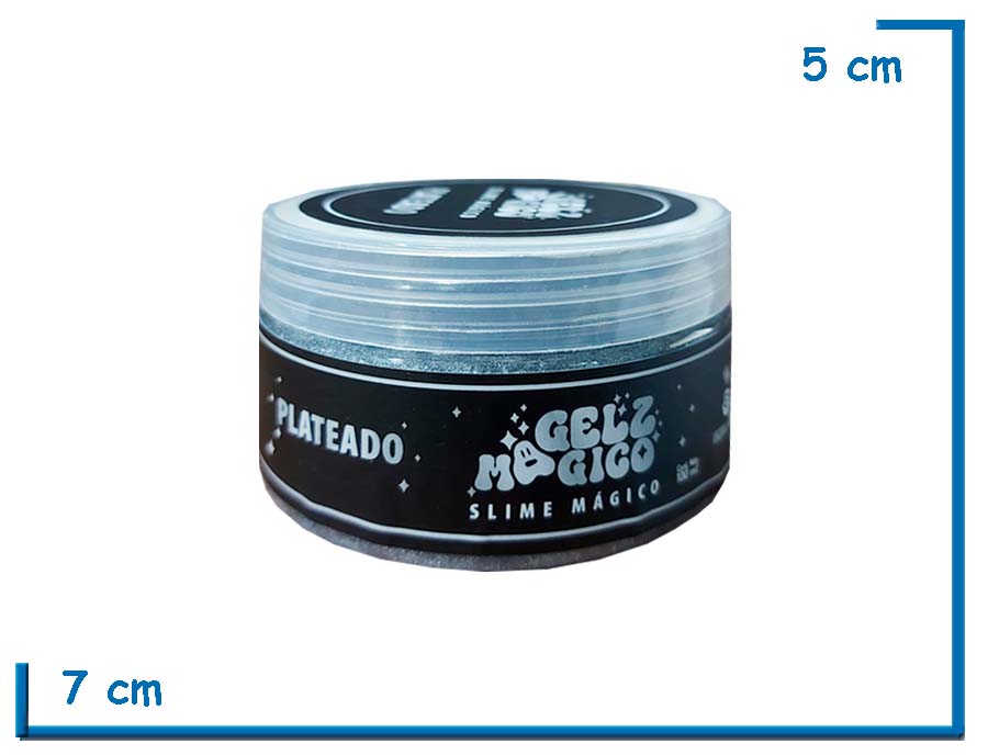 GELZ MAGICO SLIME PLATEADO CON AROMA 100ML