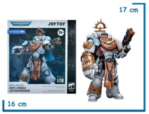 JOYTOY SPACE MARINES WHITE CONSULS CAPTAIN MESSINUS WH 40K