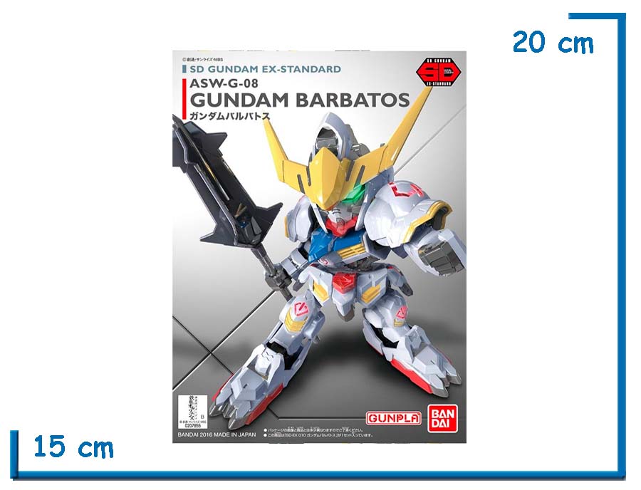 BANDAI SD GUNDAM EX-STANDARD ASW-G-08 GUNDAM BARBATOS MODEL KIT
