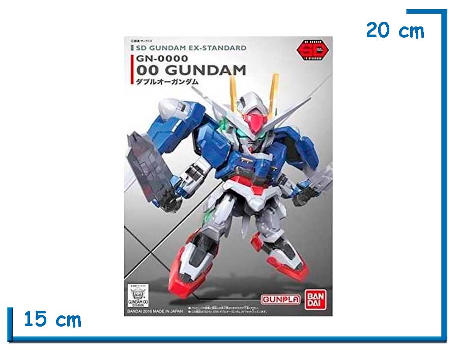 BANDAI SD GUNDAM EX-STANDARD GN-0000 00 GUNDAM MODEL KIT
