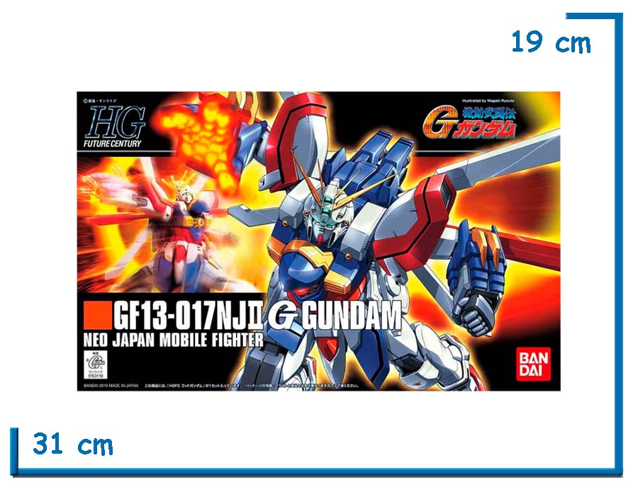 BANDAI GF13-017NJII BURNING GUNDAM MODEL KIT 1.144
