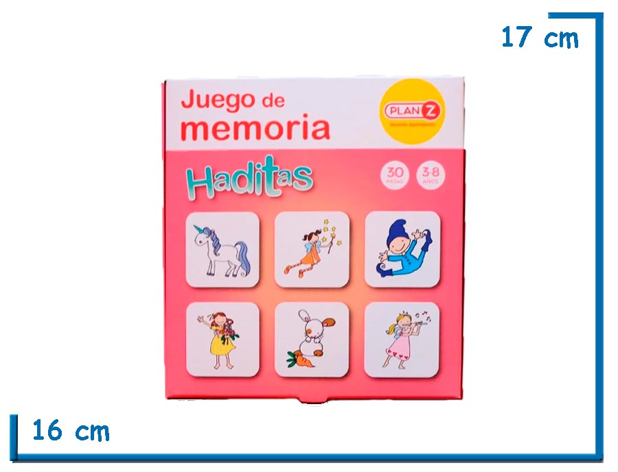 JUEGO DE MEMORIA HADITAS X30 PZS