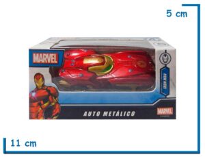 MARVEL AUTO METALICO IRON MAN EN CAJA